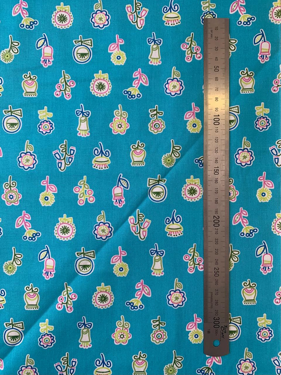 Teal “Petite Charms” Toss