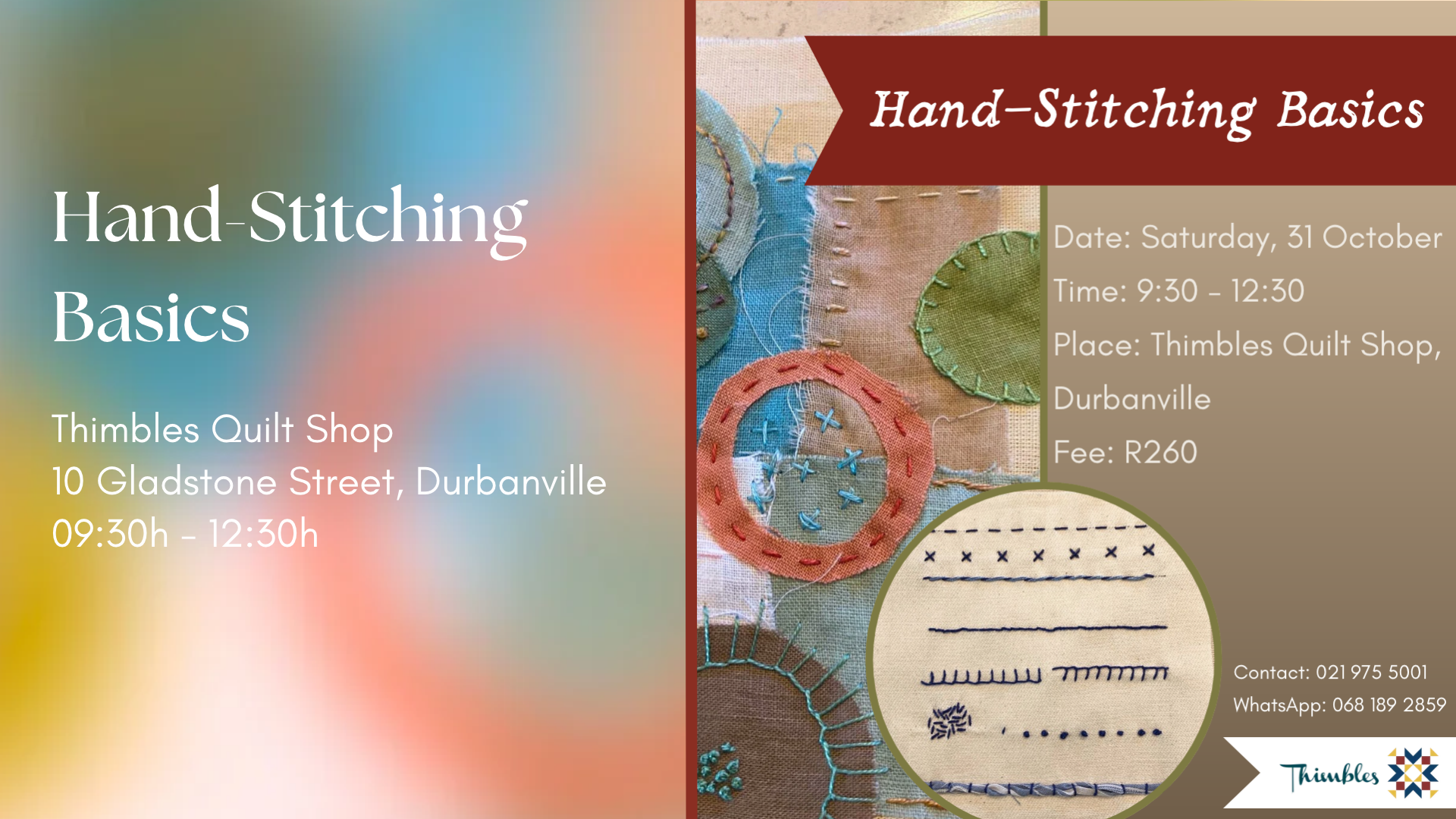 Handstitching Basics